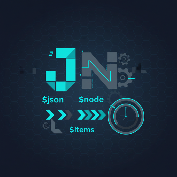 Wyrażenia w n8n: $json, $node, $items i Luxon pod maską
